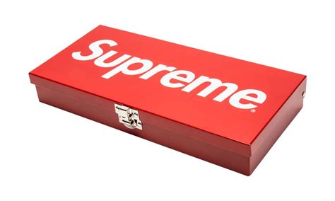 supreme large metal lock box|Large Metal Lock Box – Stadium Goods.